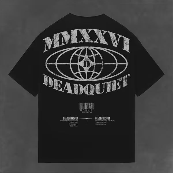 Dead Quiet - Mouth & Spider - Jet Black Tee