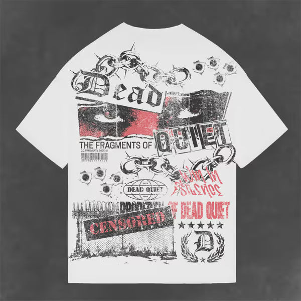 Dead Quiet - Win In Silence - White Tee
