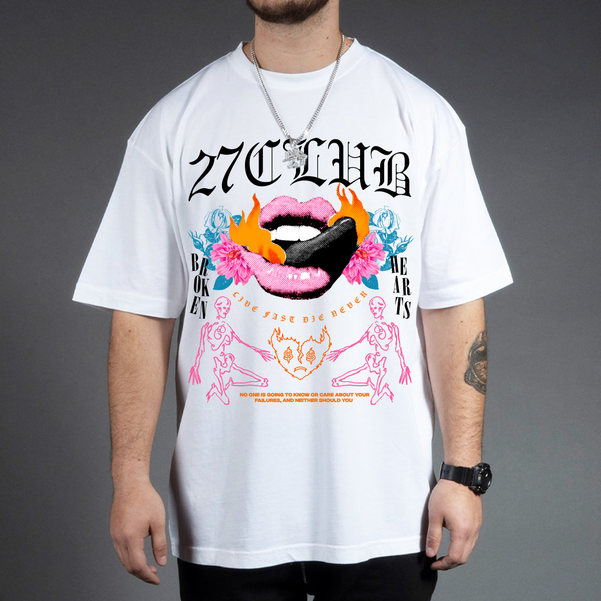 Lips On Fire  -Tee