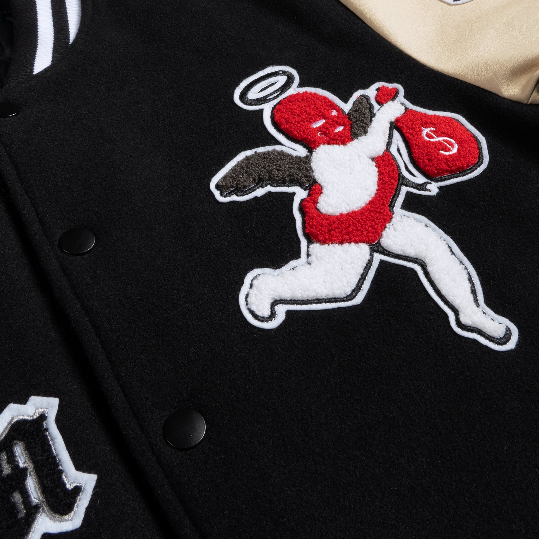 Ski Mask Angel Letterman Jacket