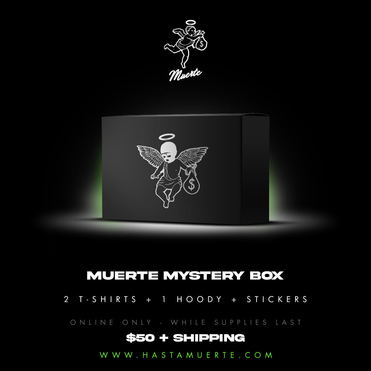 3 For $50 Muerte Tee Mystery Box