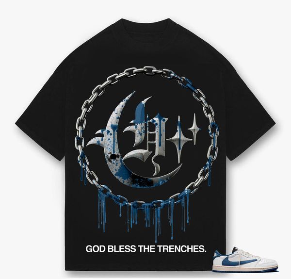 Blue Blood - Black Tee