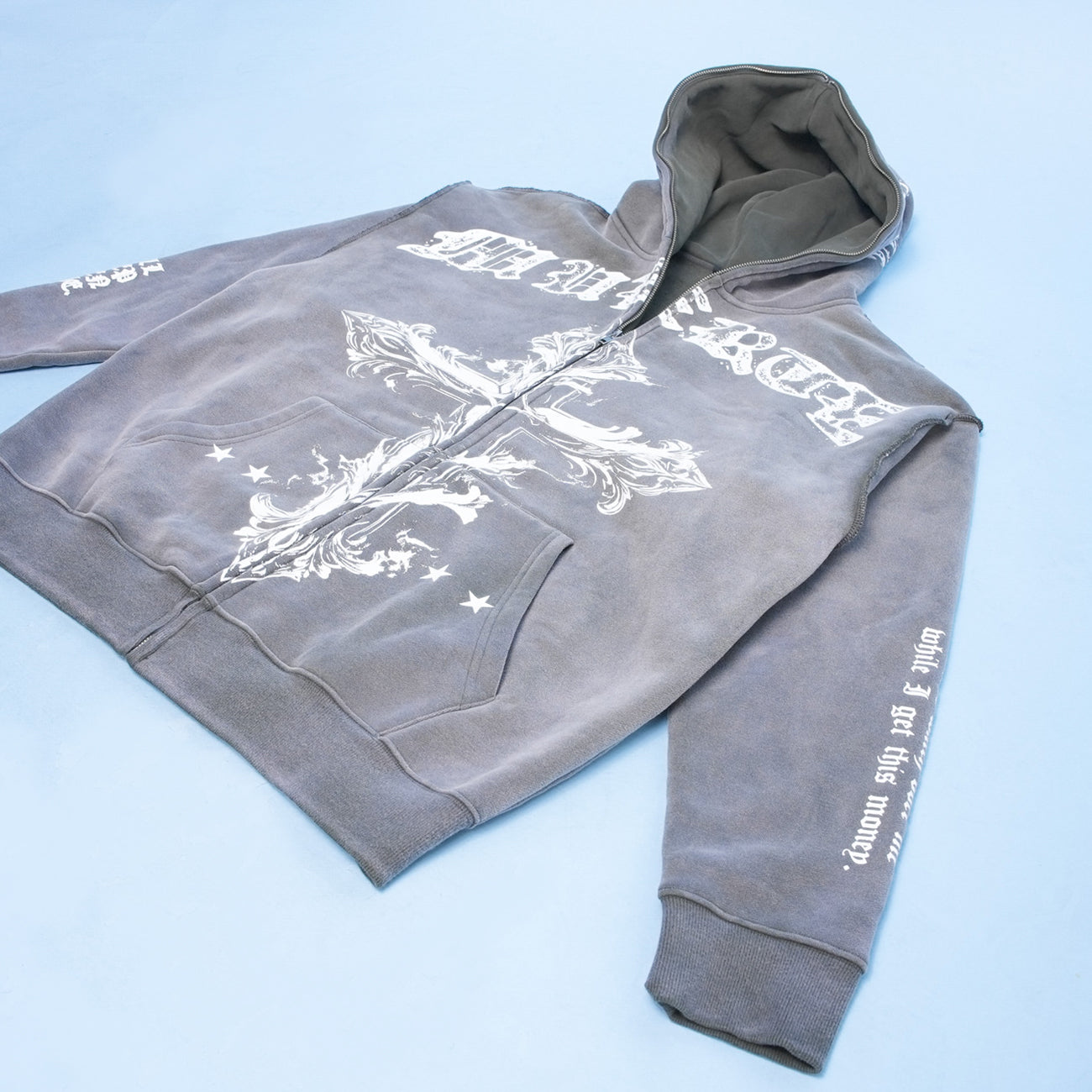 GB Jesus CROSS F/B Zip Hoodie