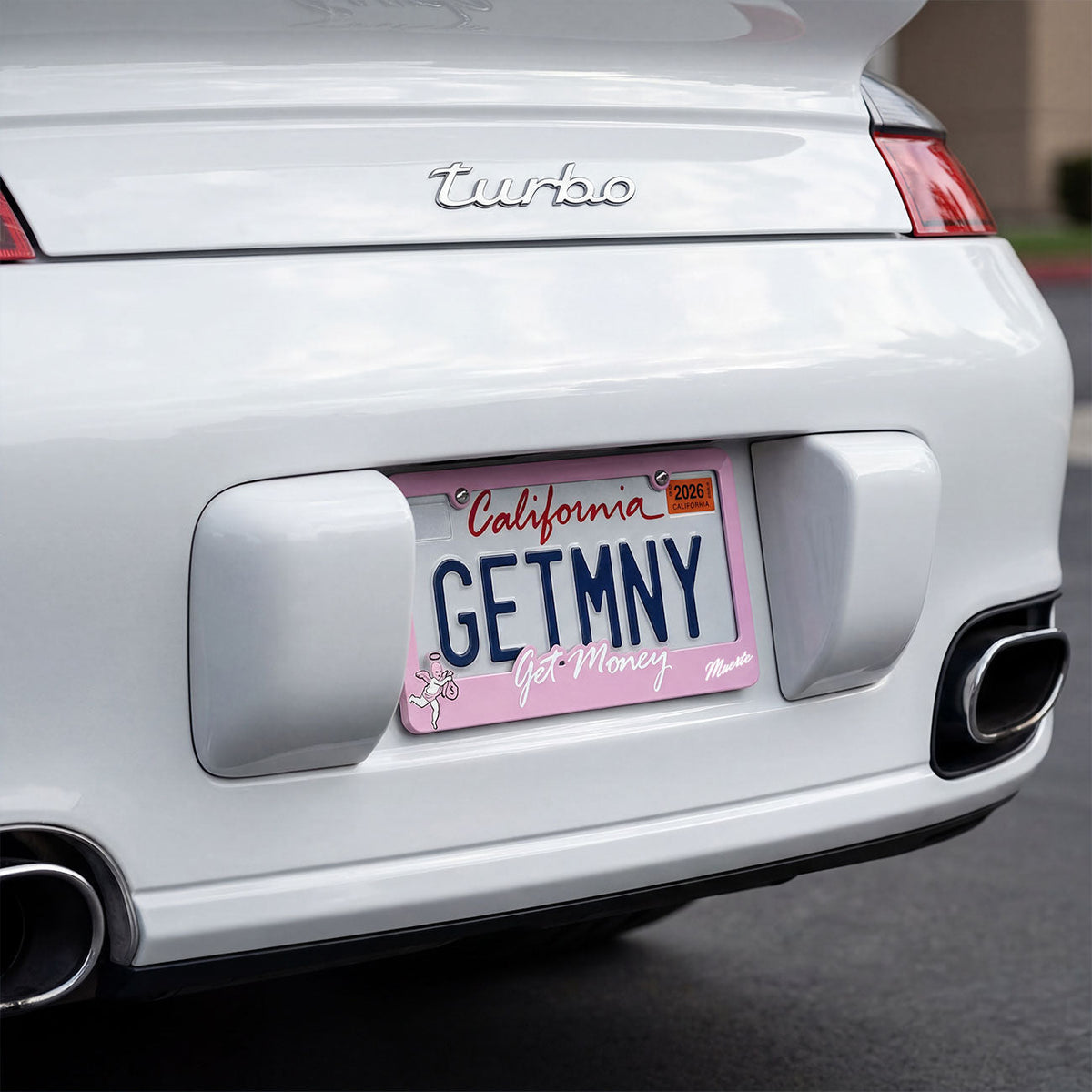 Get Money License Plate Frame