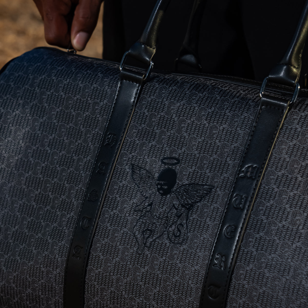 HM MM Pattern Duffle Bag