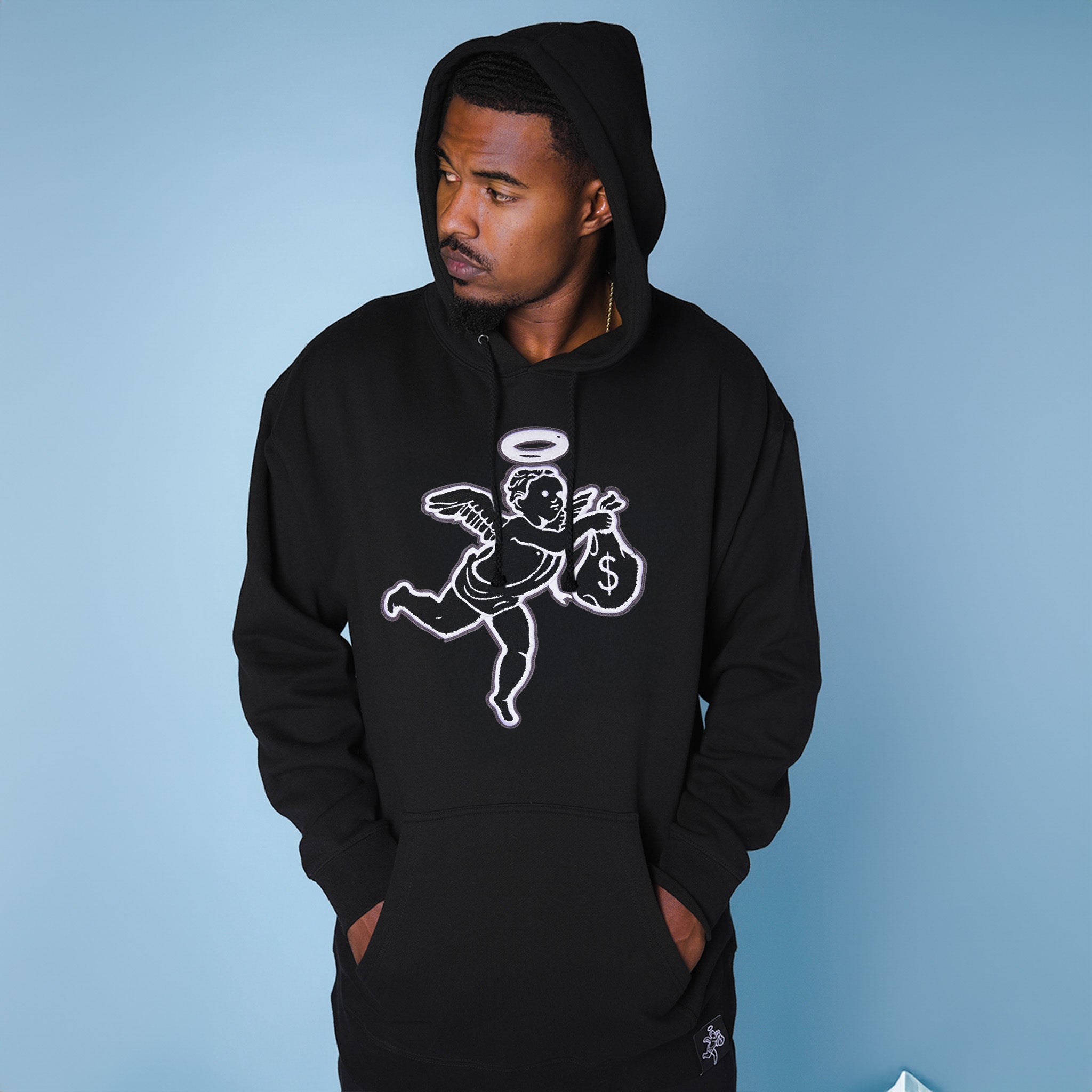 Classic Angel Chenille Patch Hoodie - HW