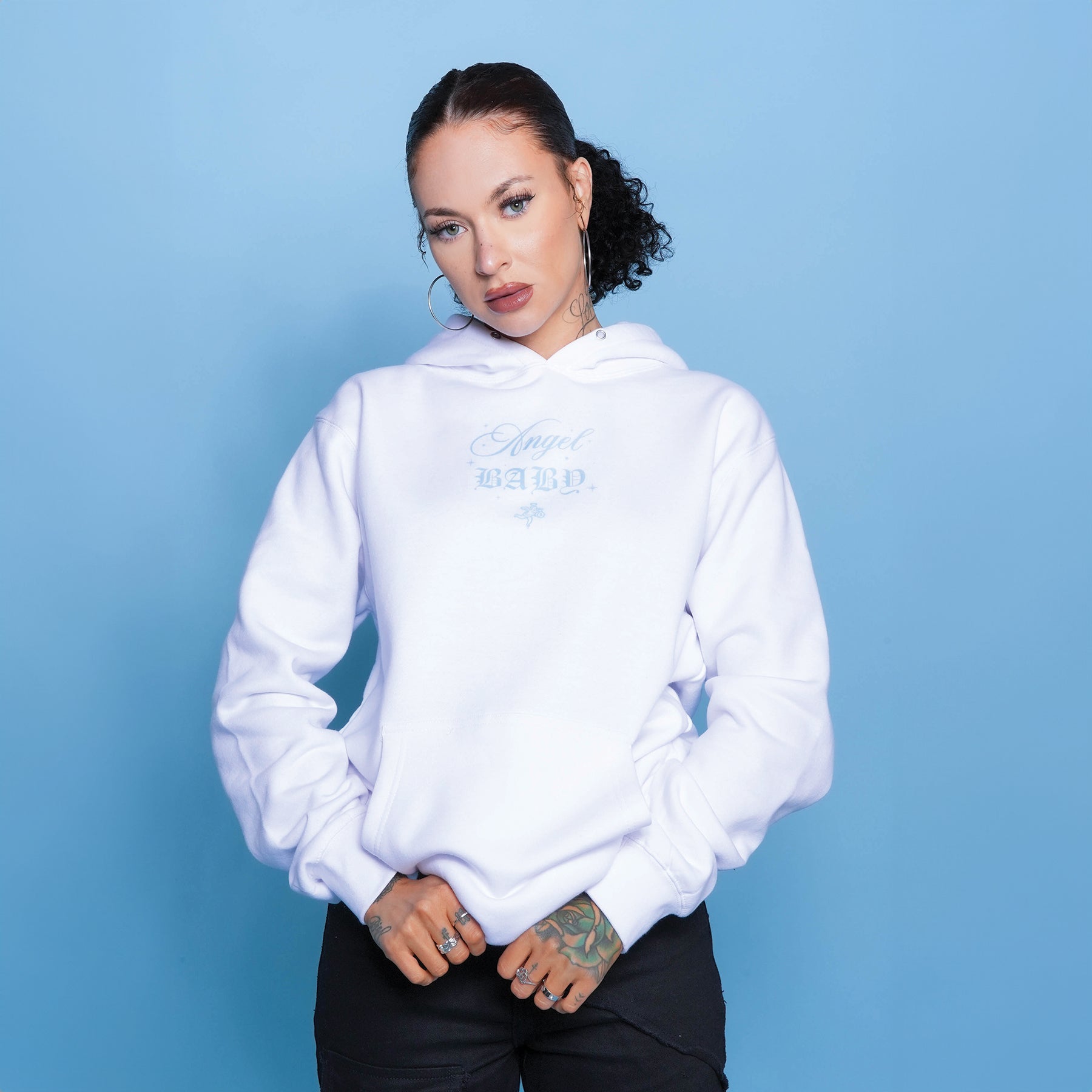 Blue Angel Baby Hoodie F/B - Womens