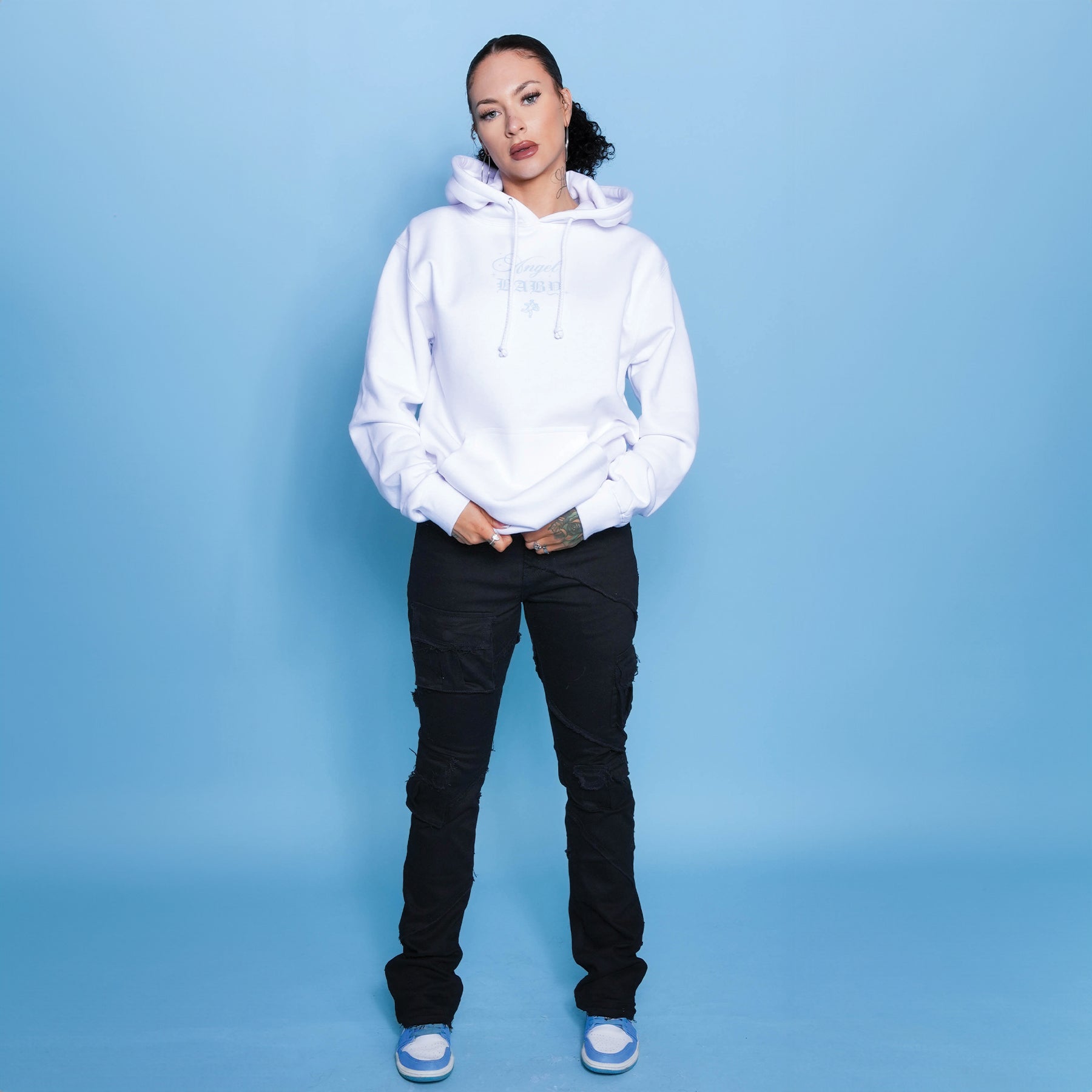 Blue Angel Baby Hoodie F/B - Womens