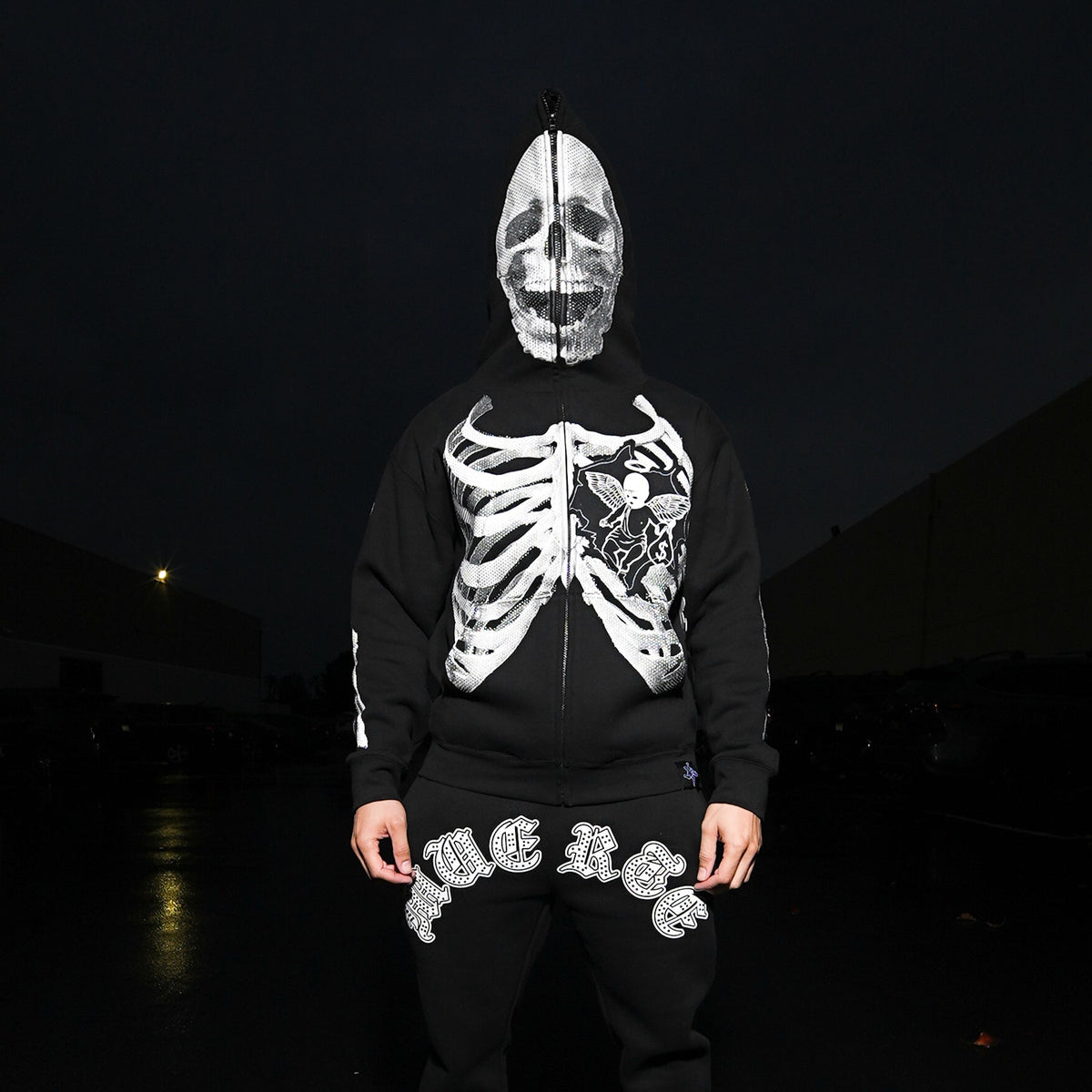 T3 HM Angel Cage Full Zip Hoodie