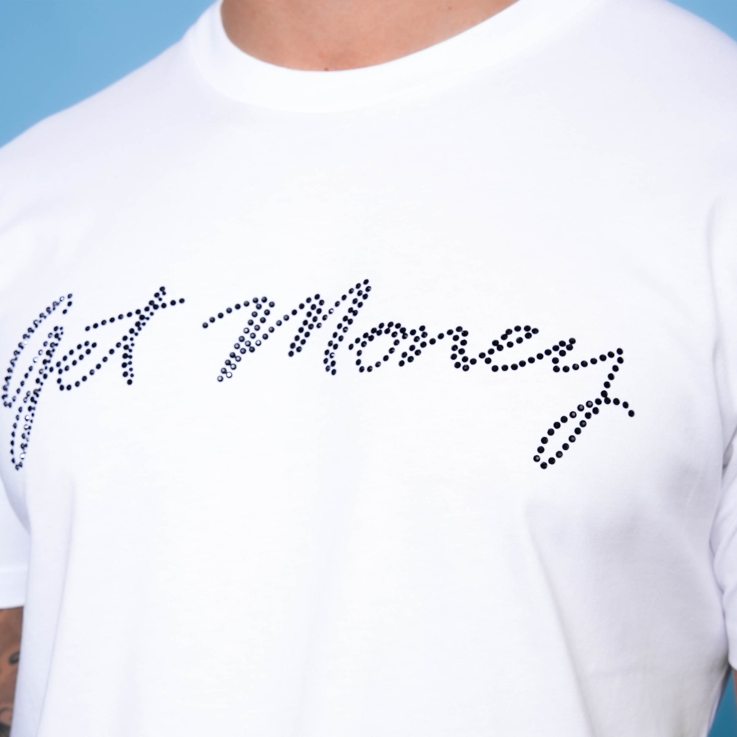 Get Money Black Rhinestone