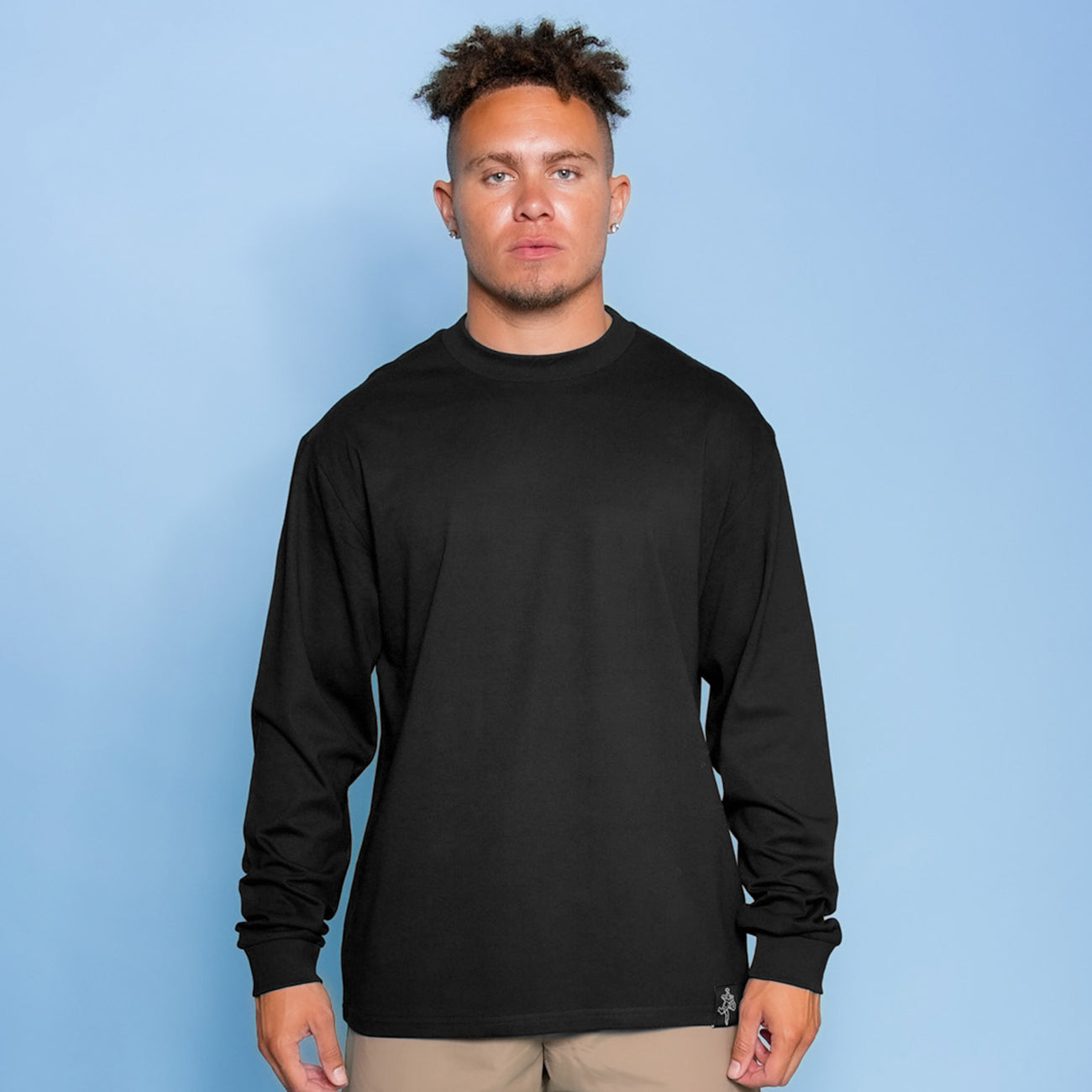 Black Long Sleeve Tee - Basic