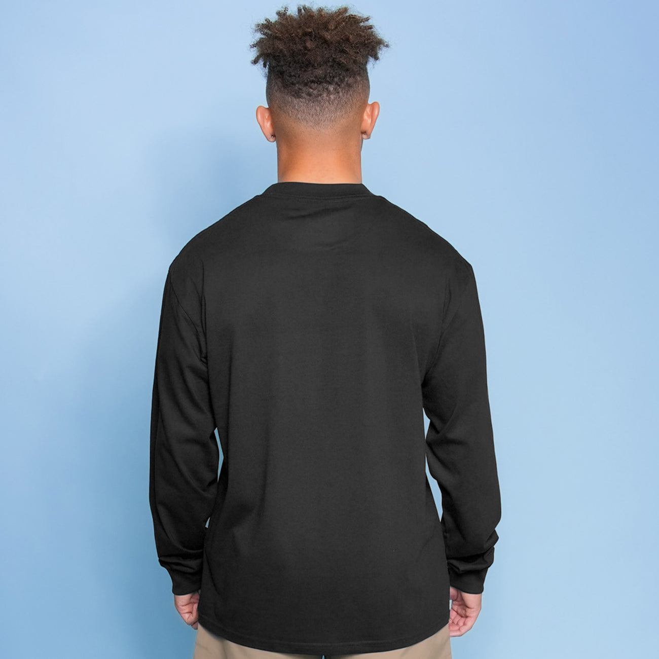 Black Long Sleeve Tee - Basic