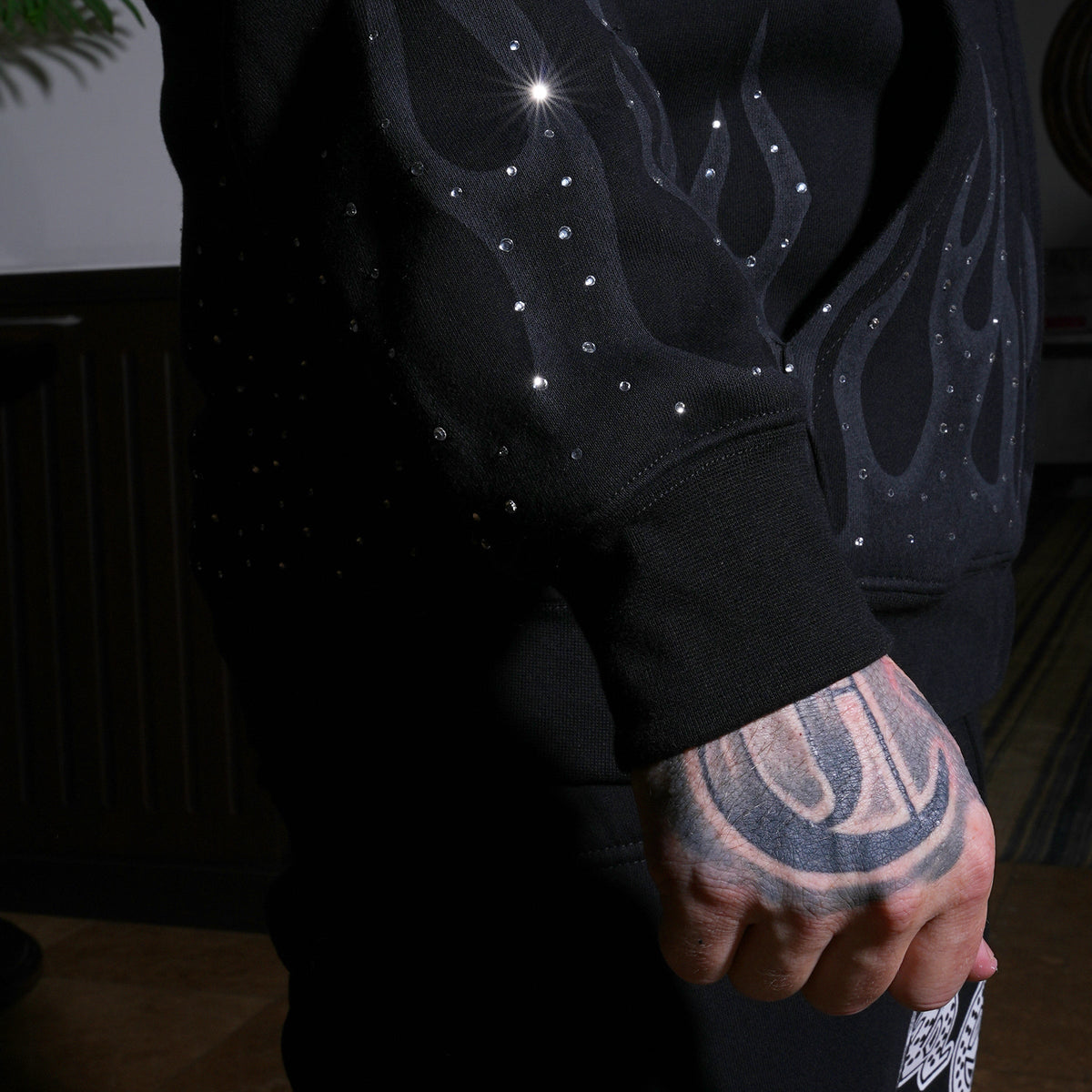 HM Flame Stone Zip Hoodie