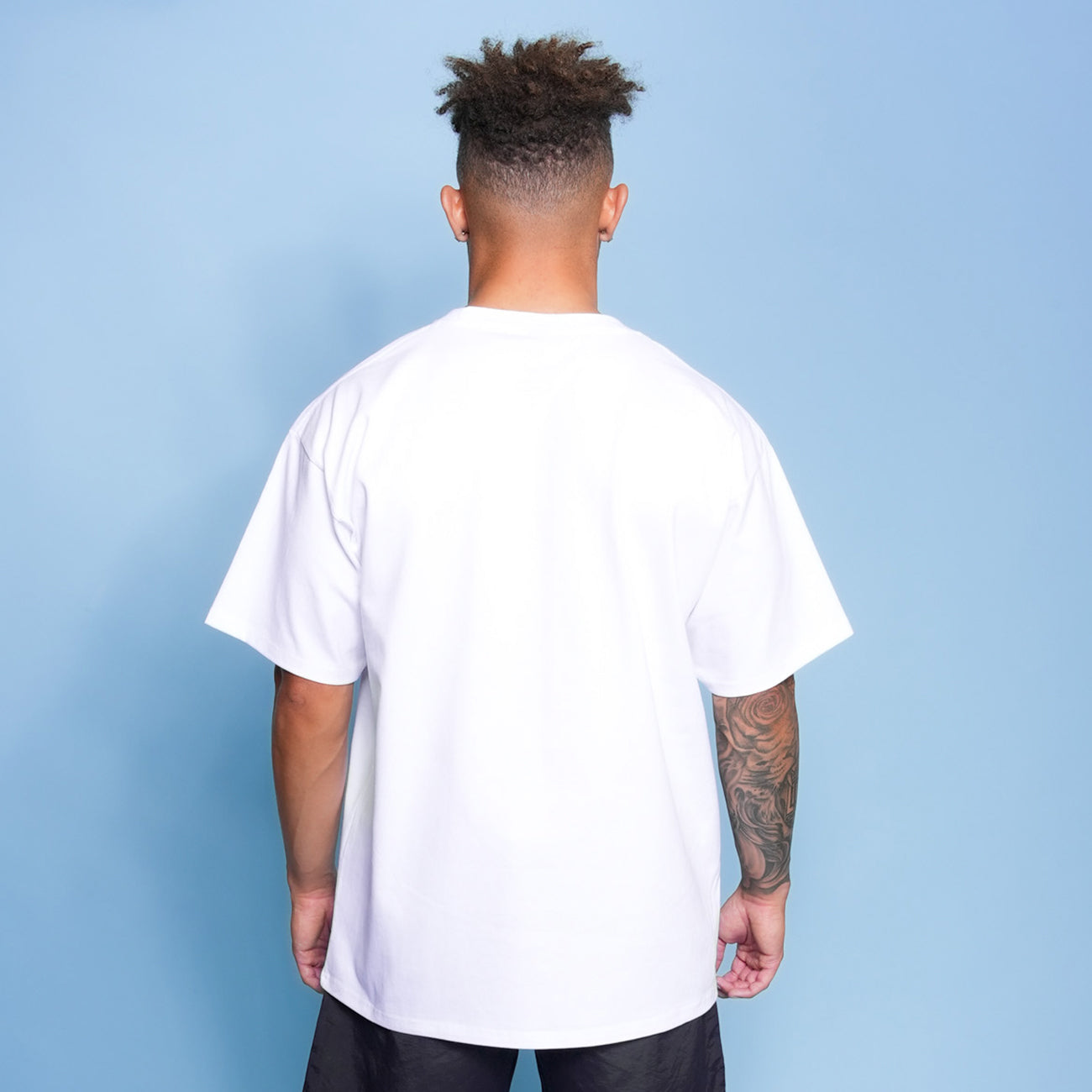Purple Label Boxy White Tee