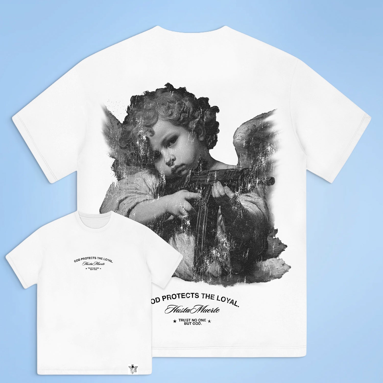 Angel Shooter BLK & WHT F/B