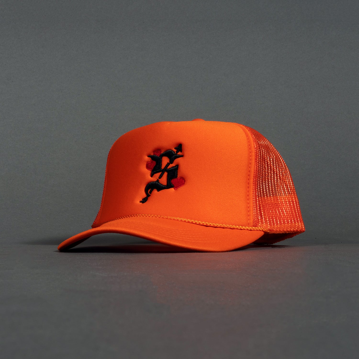 S Shot Trucker Hat - Orange