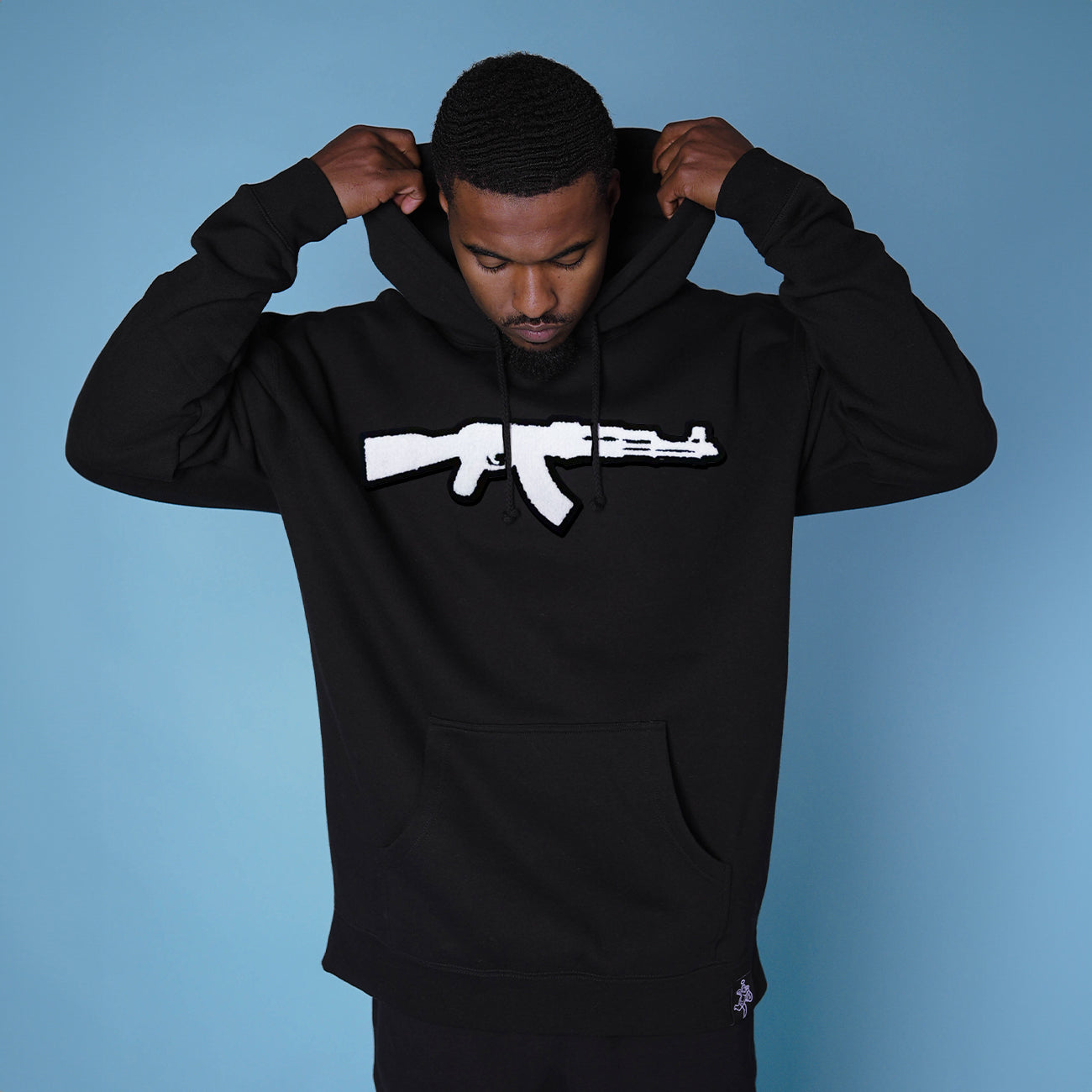 Chenille AK Patch Hoodie - HW