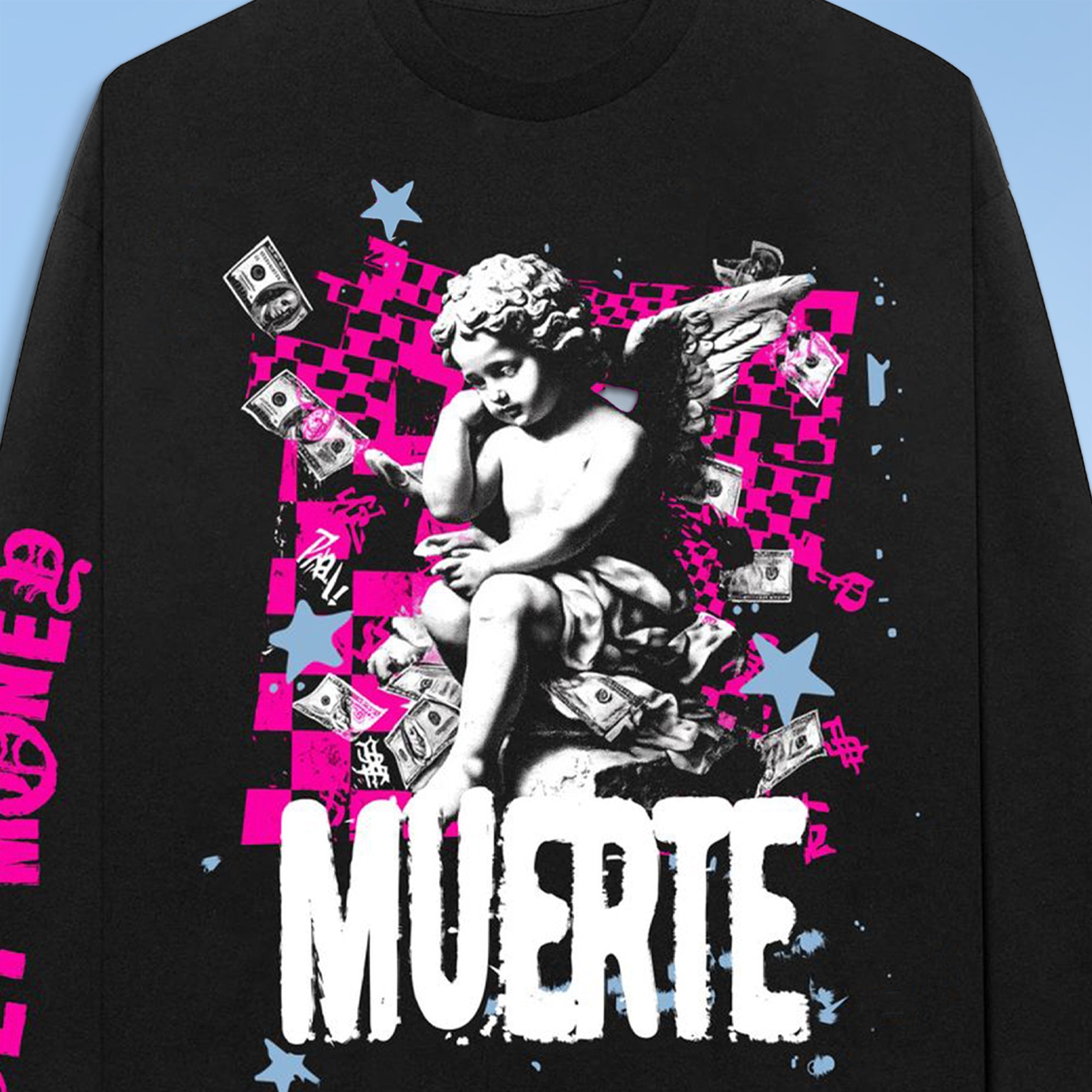 Angel Pop Punk F/B Long Sleeve