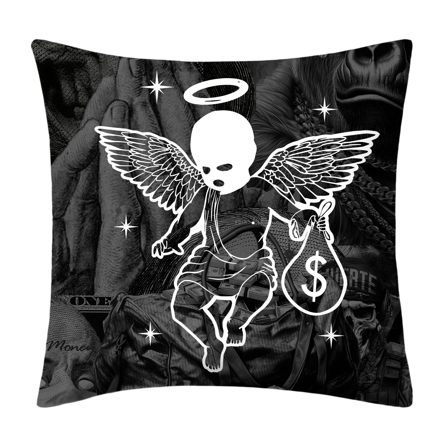Collage MM Angel Pillow