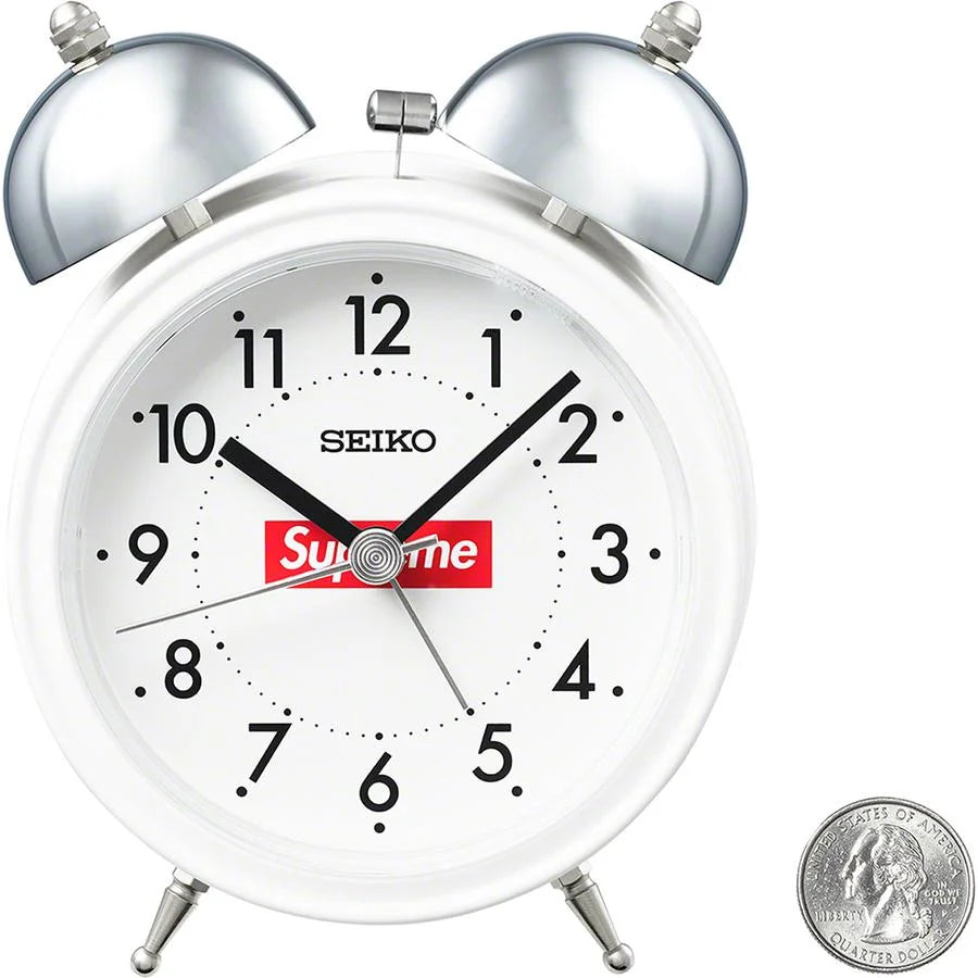 Supreme / Seiko Alarm Clock - White