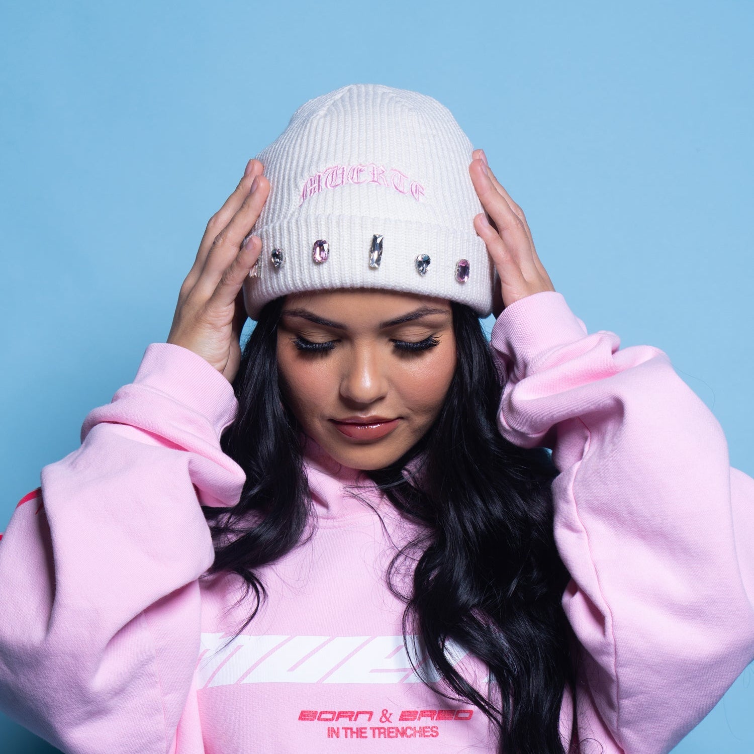 Crystal Muerte Beanie