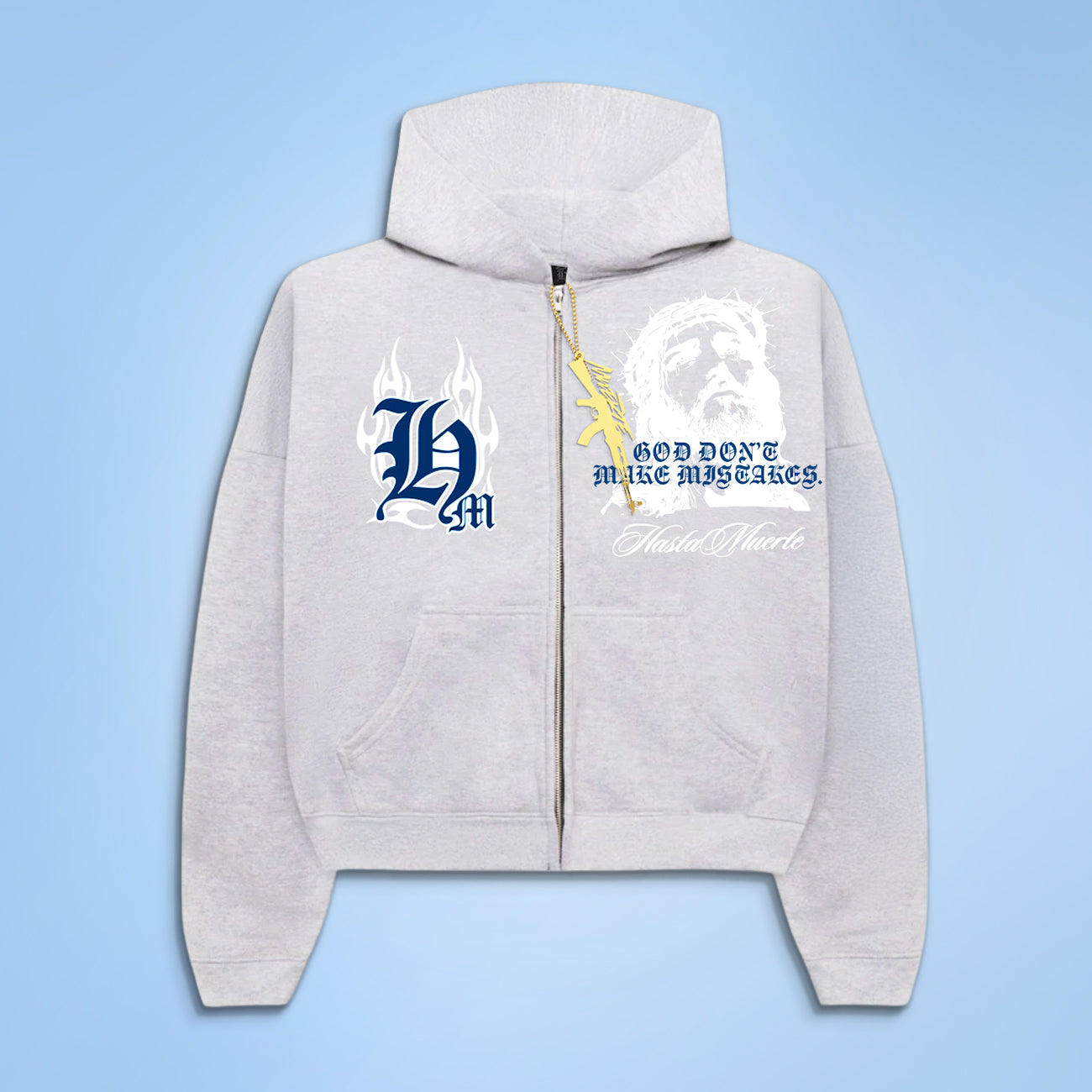 GDMM ZIP HOODY F/B