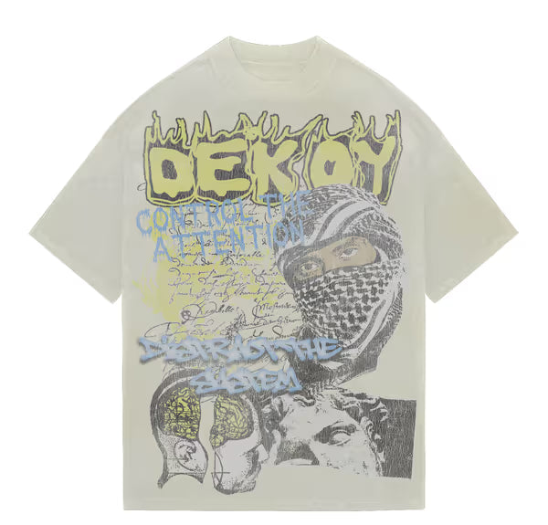 Dekoy - Distract The System - Vintage White Tee