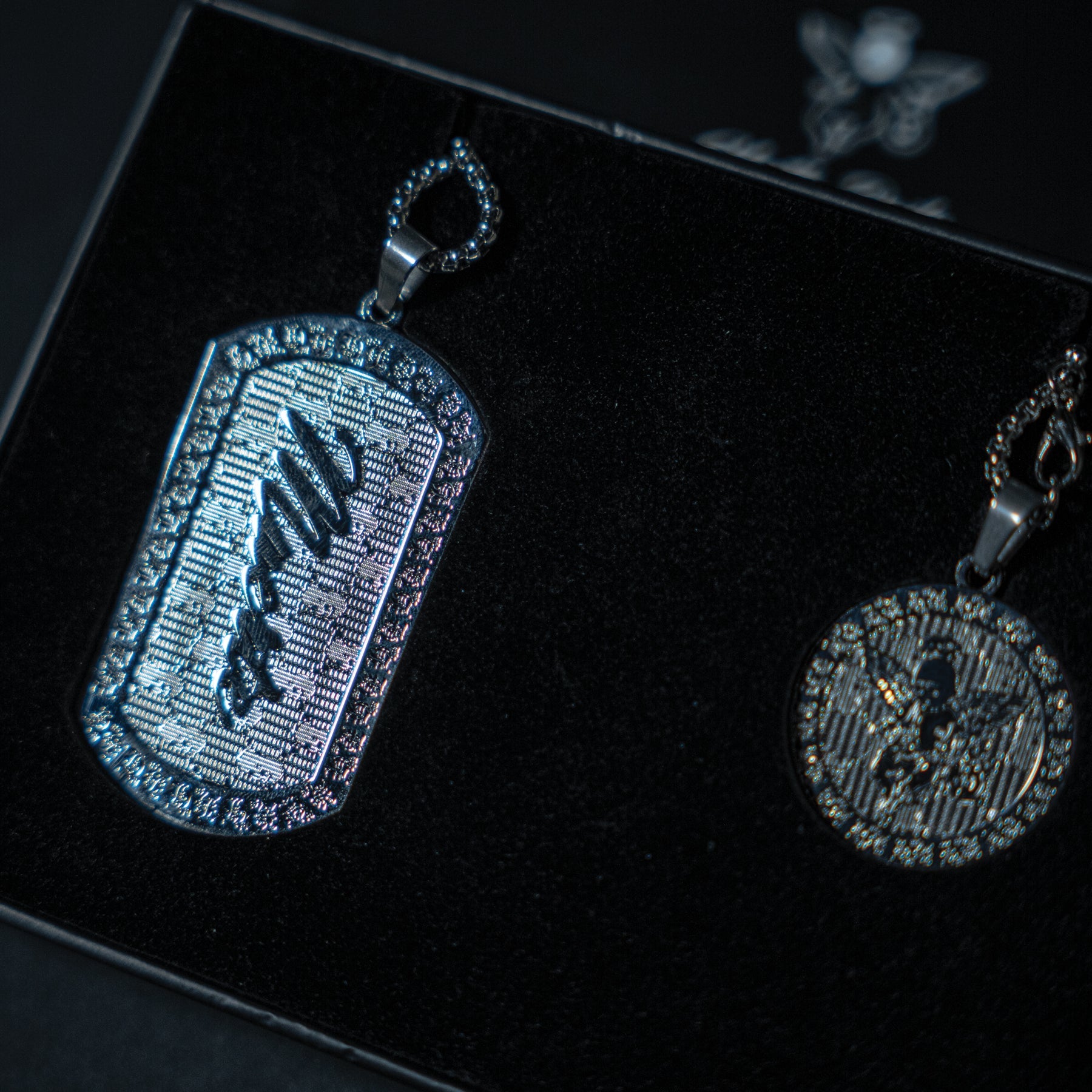 MM Angel Muerte Dog Tag & Coin Medallion