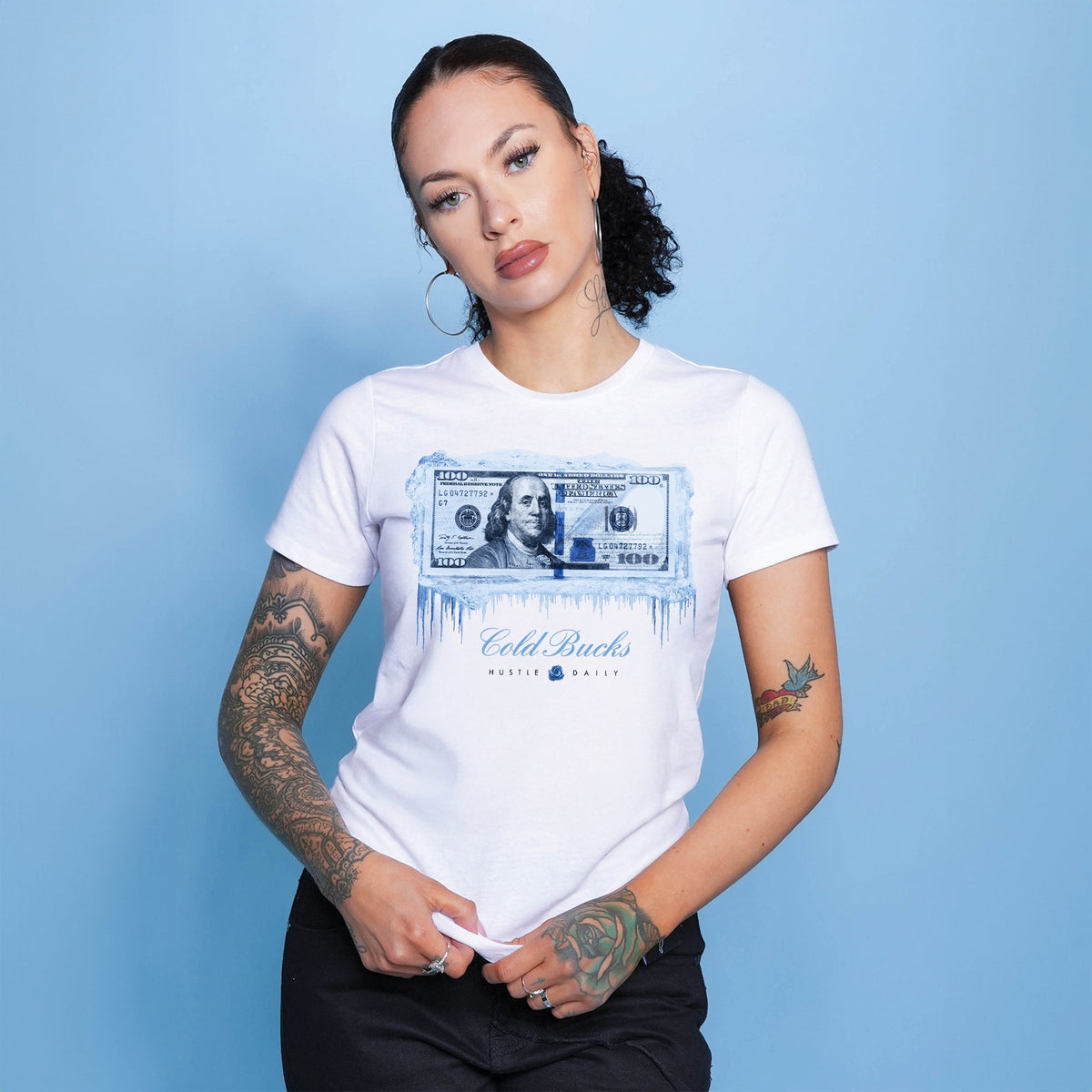 AJ1 UNC Cold Bucks - Women's Tee
