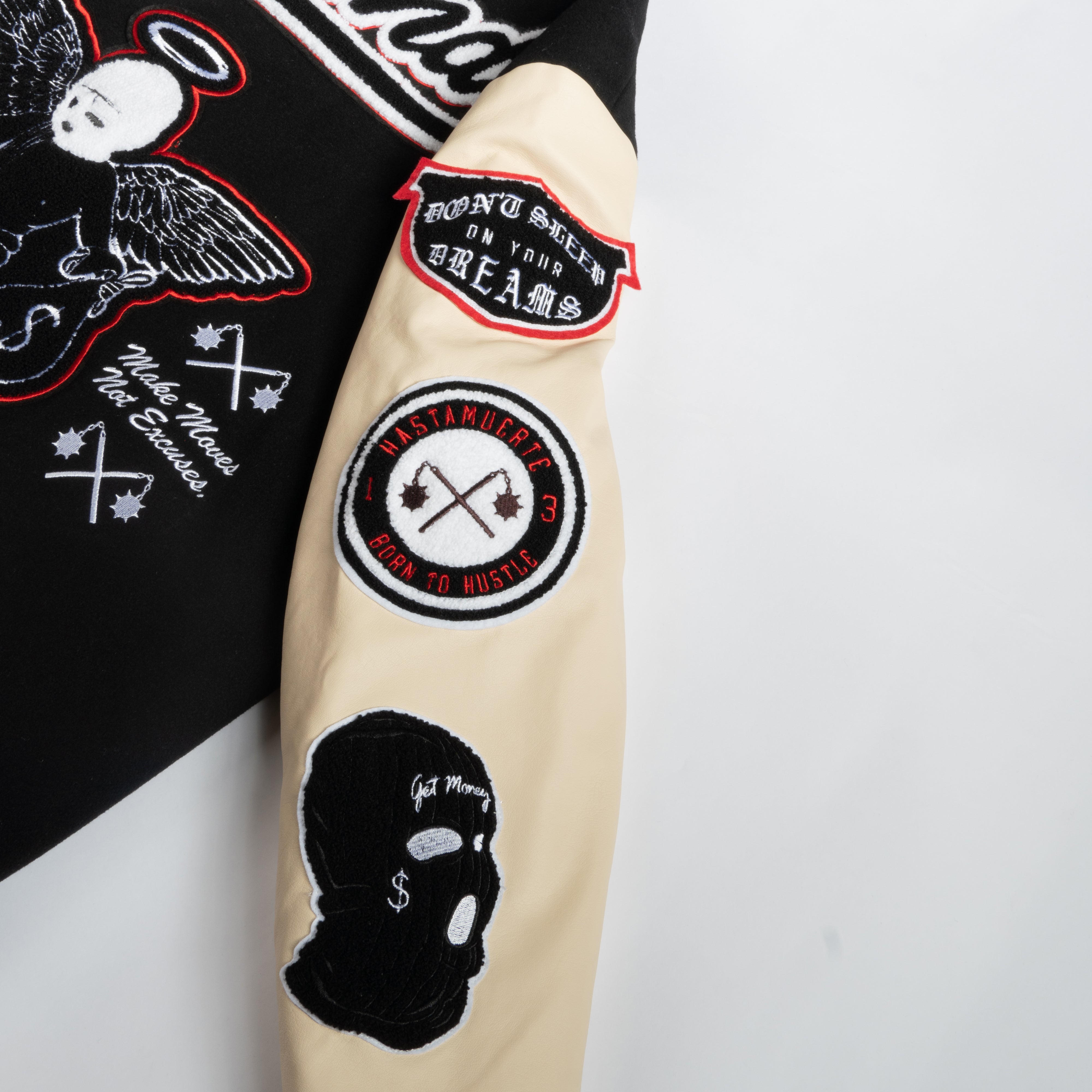 Ski Mask Angel Letterman Jacket