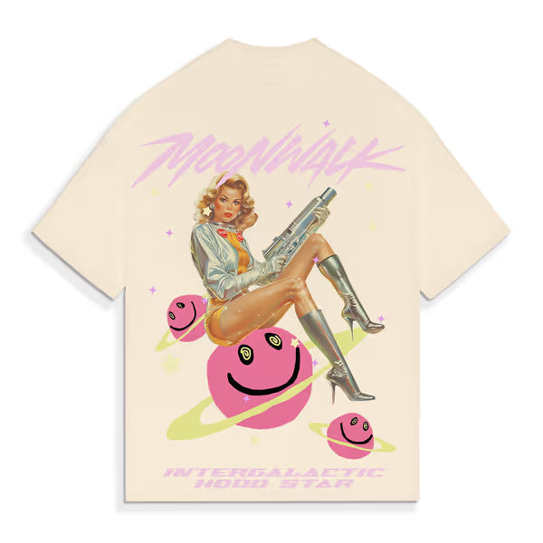 Moonwalk - Hoodstar - Cream Tee