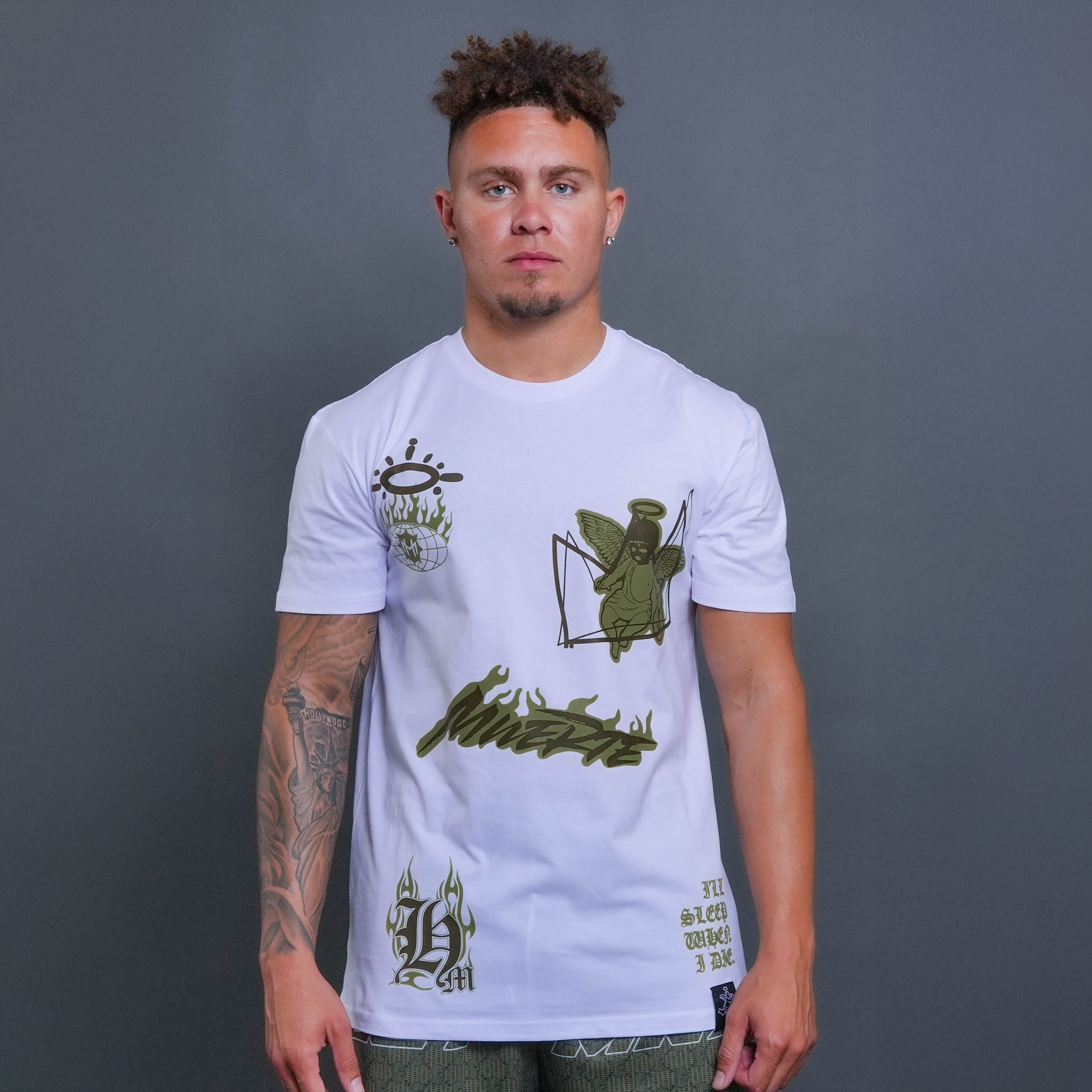 Camo Mask Tee F/B
