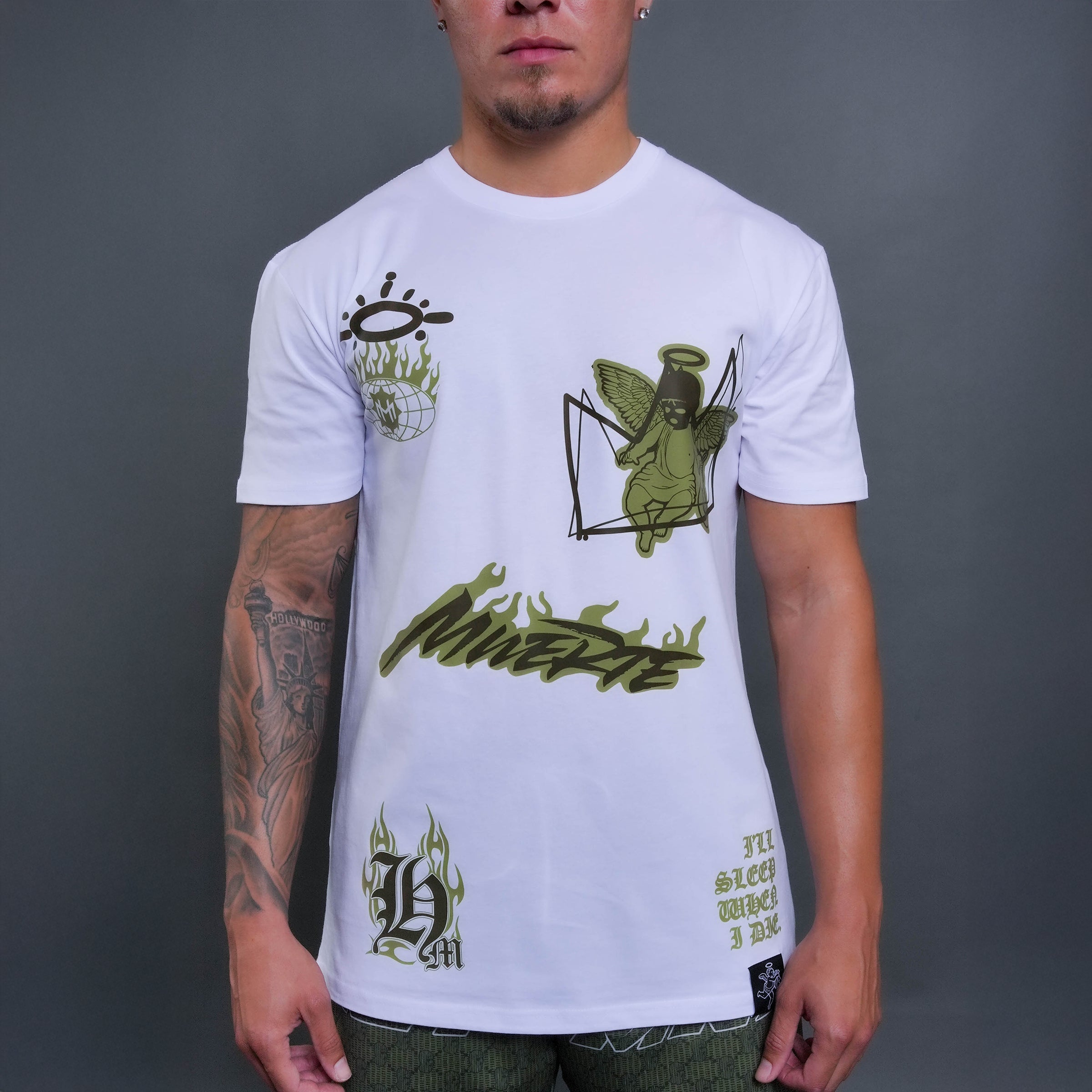 HEAVY - Camo Mask Tee F/B