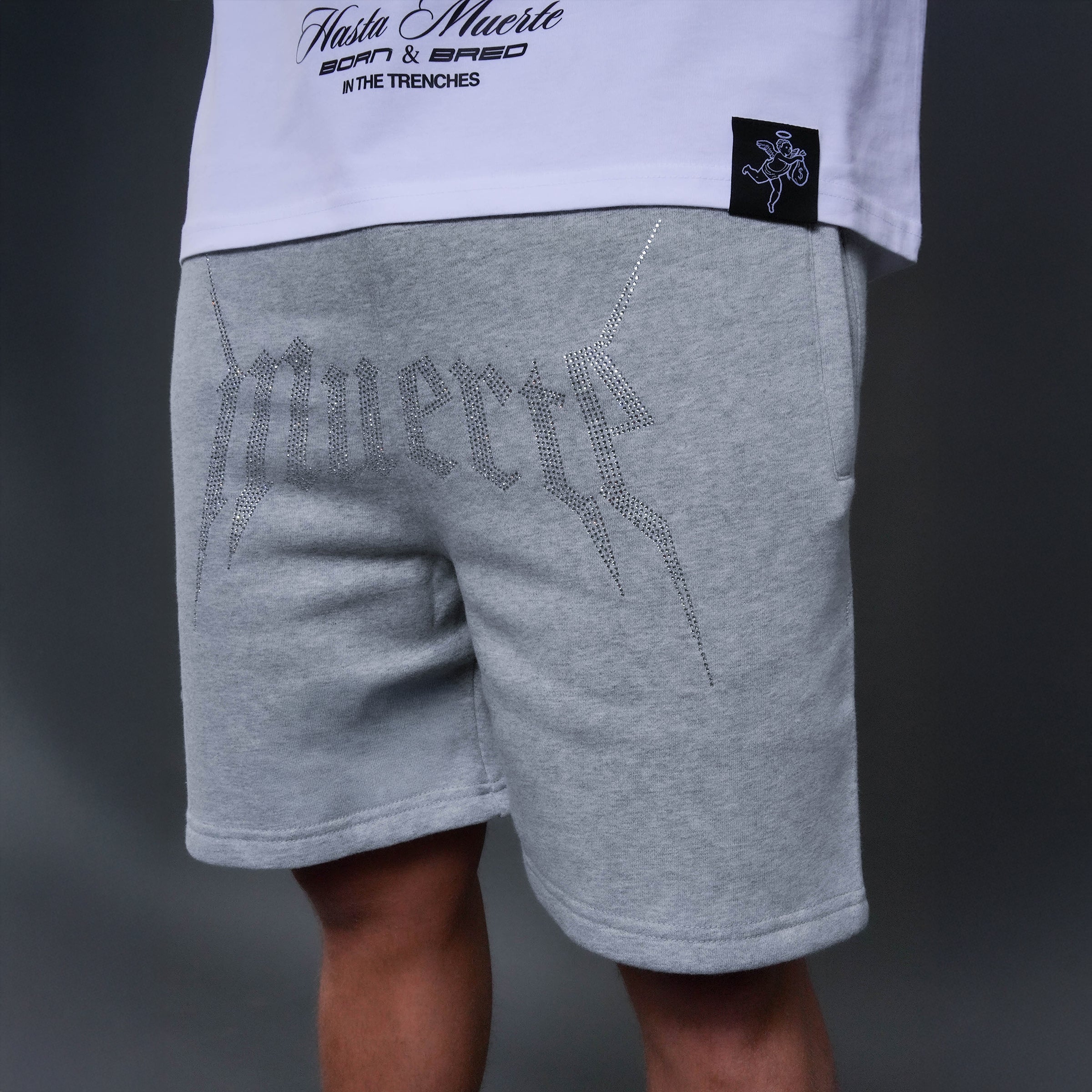 Lightning White Tonal Shorts