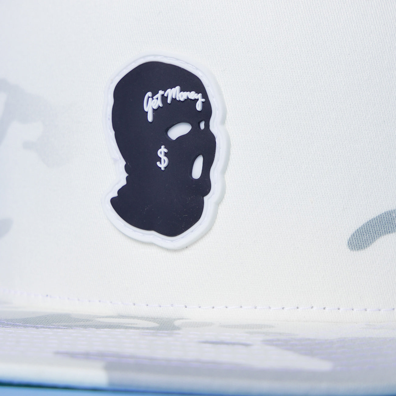 Ski Mask RP White Camo Trucker Hat