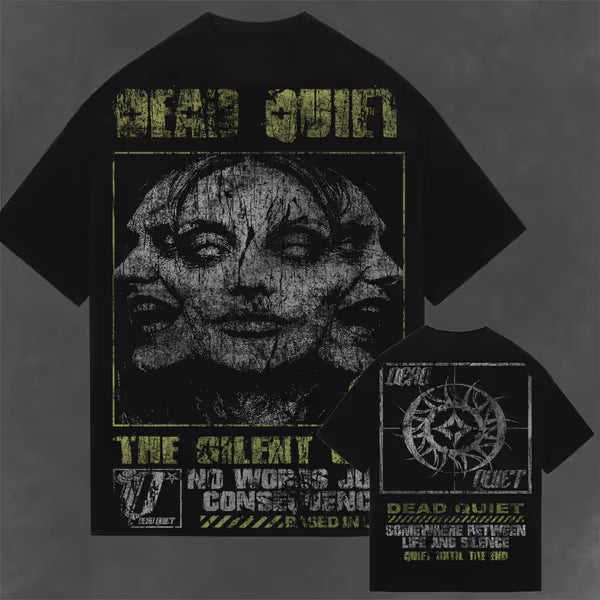 Dead Quiet - The Silent One - Jet Black Tee
