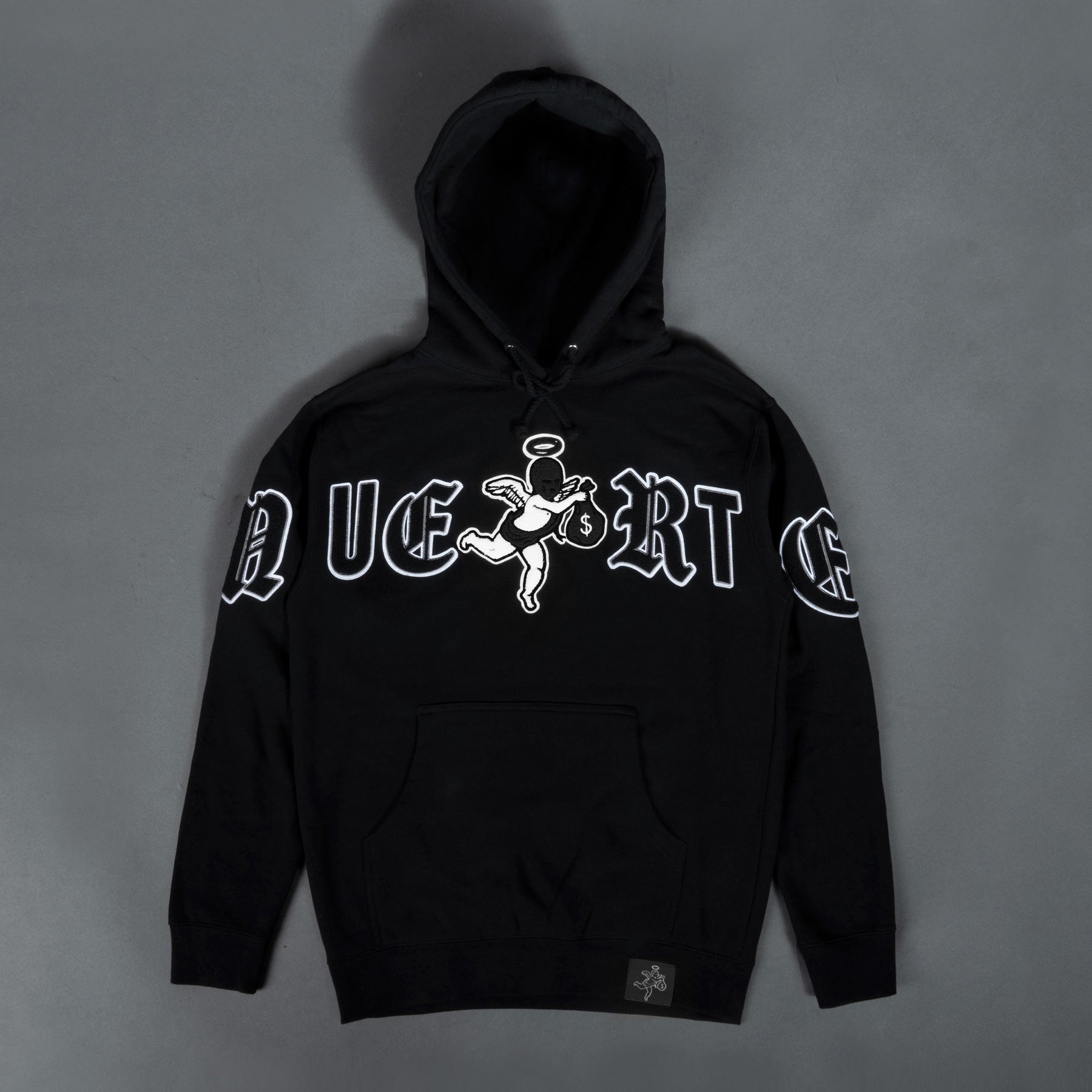 BLACK/GREY Motivated LTTRS Hoodie