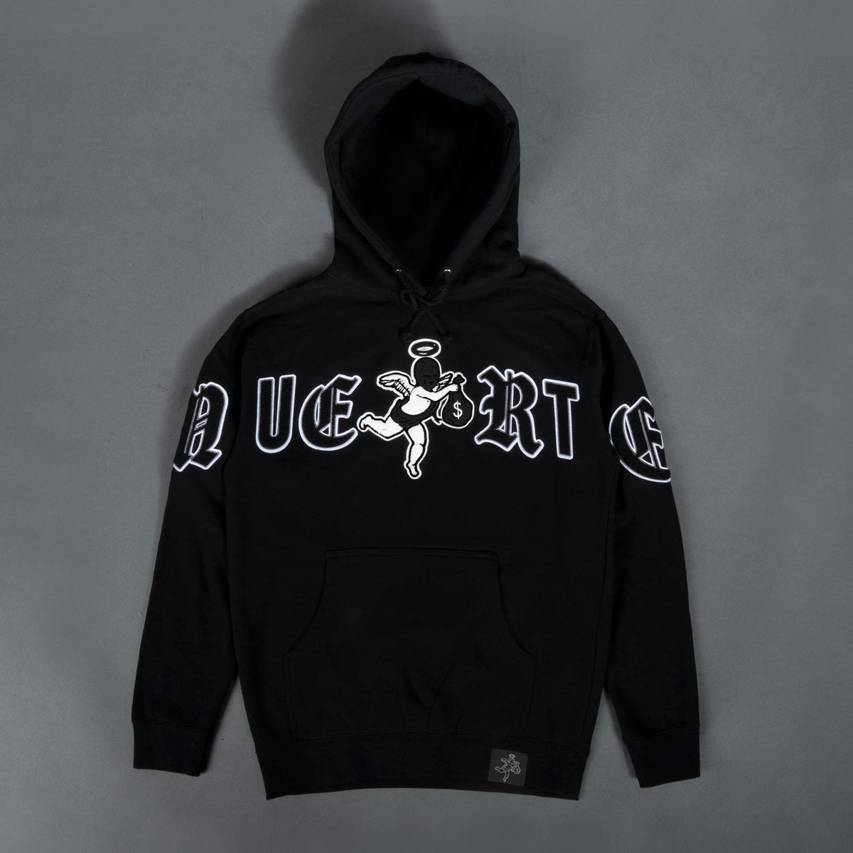 BLACK/GREY Motivated LTTRS Hoodie