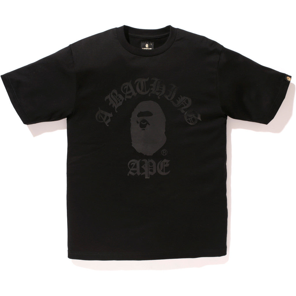 Bape Foil Print Tee Black