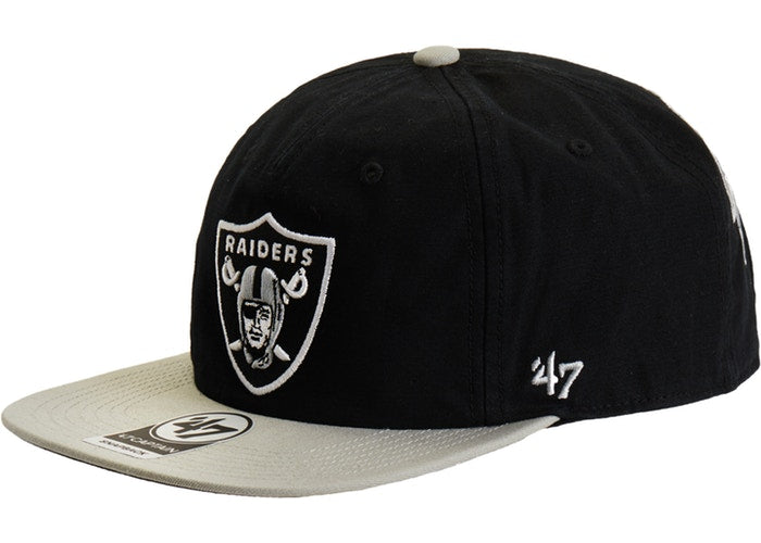 Supreme NFL x Raiders x '47 5-Panel- Black