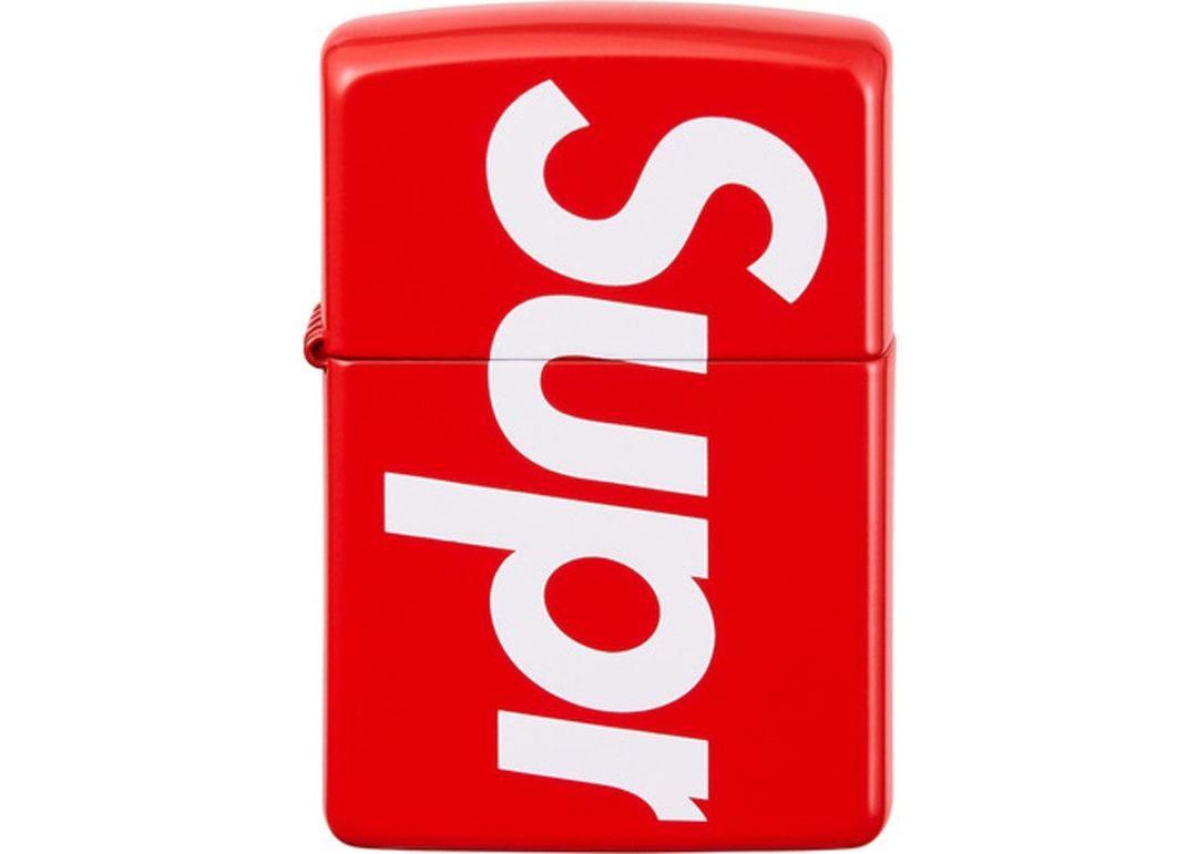 Supreme Logo Zippo - Red