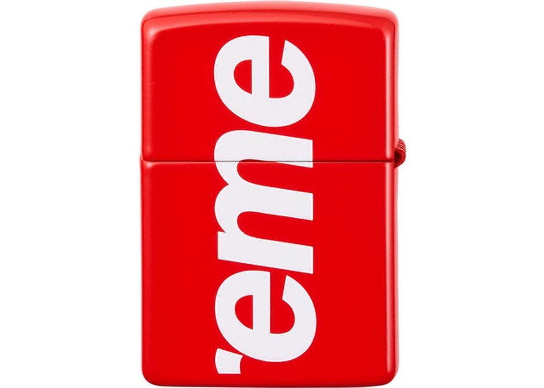Supreme Logo Zippo - Red