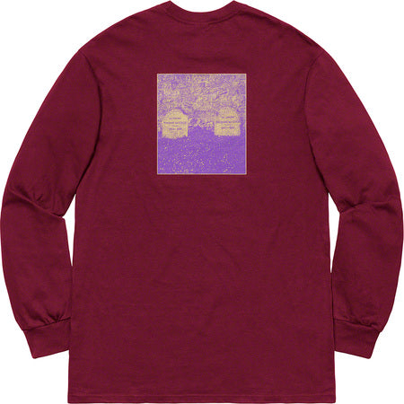 Supreme The Real Shit L/S- Burgundy