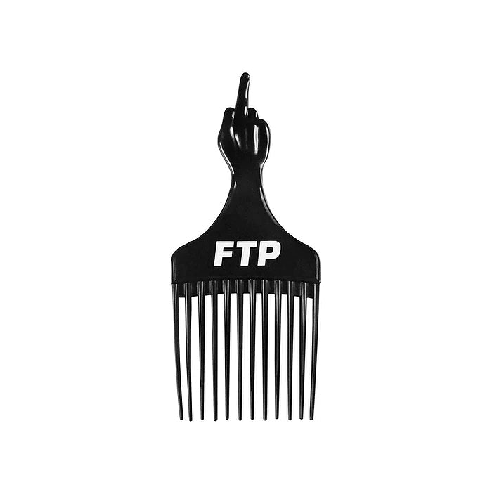 FTP Logo Hair Pick- Black
