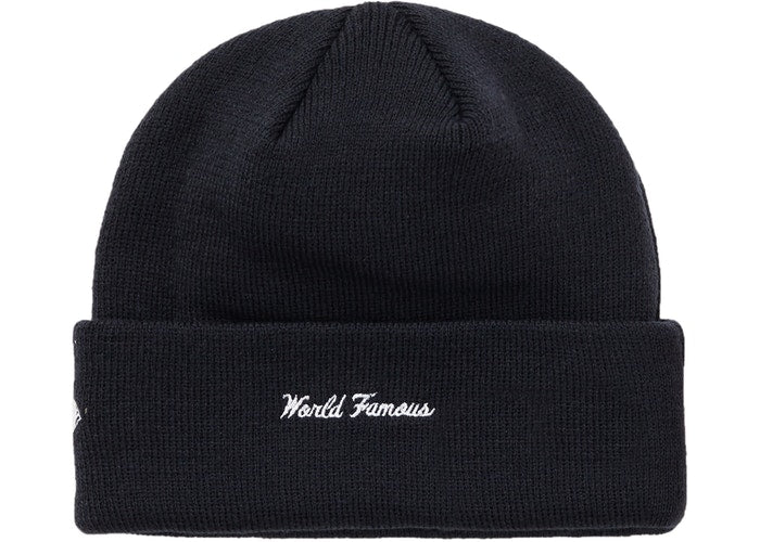 Supreme New Era Box Logo Beanie (FW18)- Navy