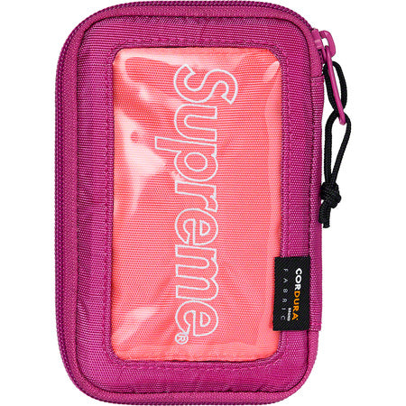 Supreme Small Zip Pouch- Magenta