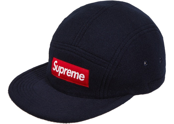 Supreme Fleece Pullcord Camp Cap- Navy