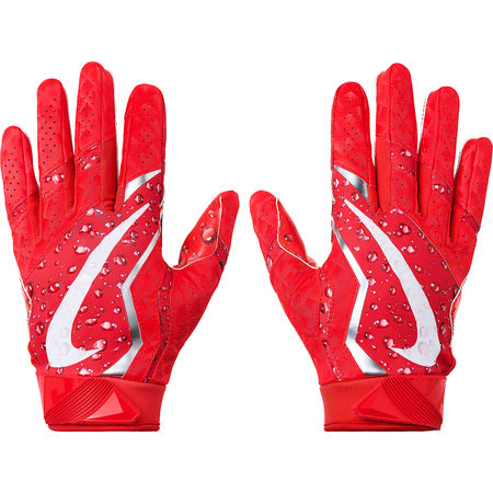 Supreme Nike Vapor Jet 4.0 Football Gloves- Red