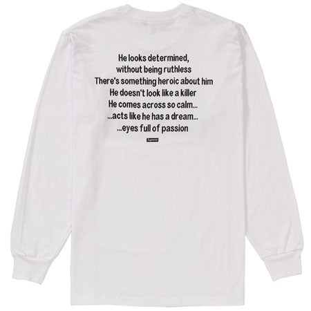 Supreme The Killer L/S Tee- White