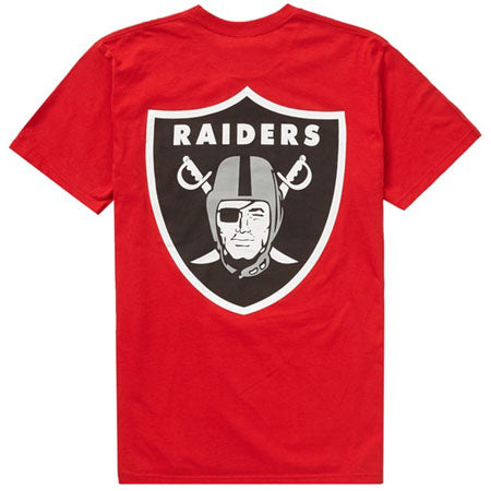 Supreme NFL x Raiders x '47 Pocket Tee- Red